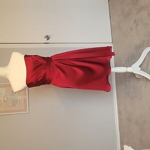 Priscilla of Boston Red Formal Dress, Size 14